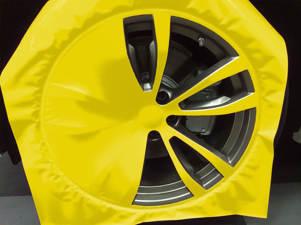 ORACAL® 970RA Gloss Canary Yellow Custom Wheel Installation Process