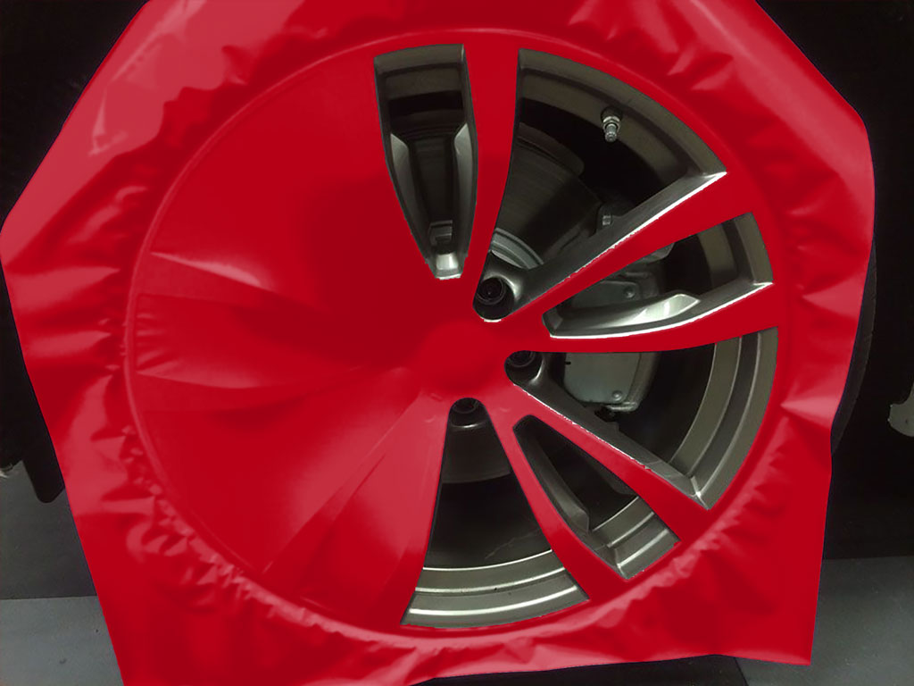 ORACAL® 970RA Gloss Geranium Red Custom Wheel Installation Process