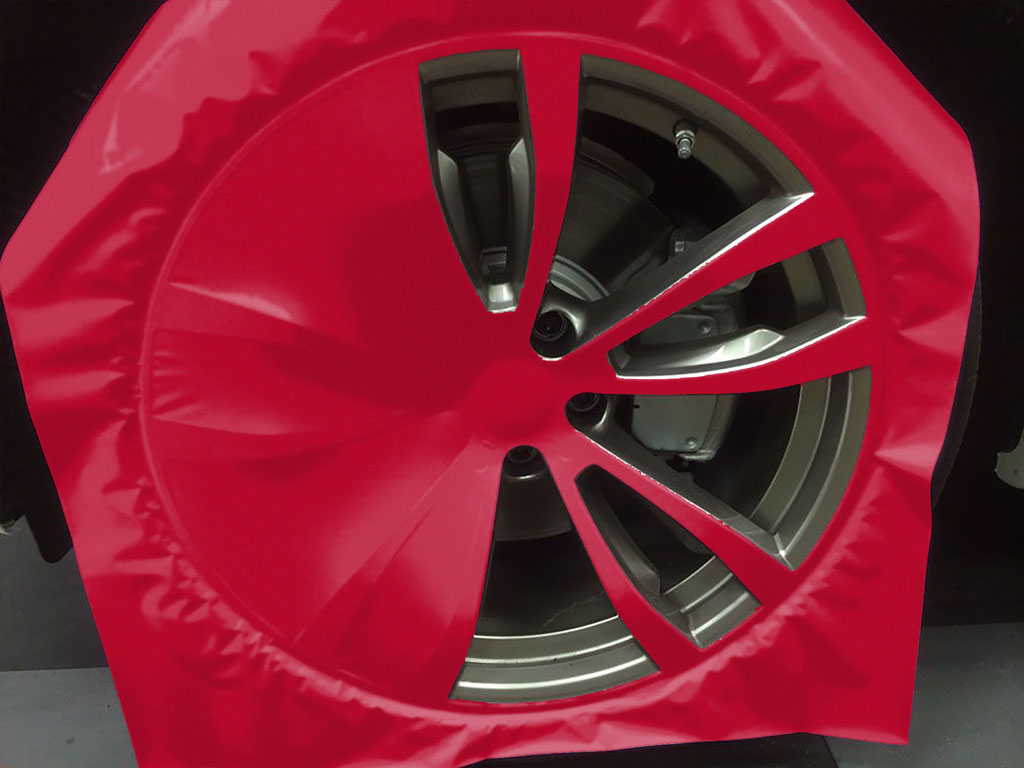 ORACAL® 970RA Matte Metallic Dark Red Custom Wheel Installation Process