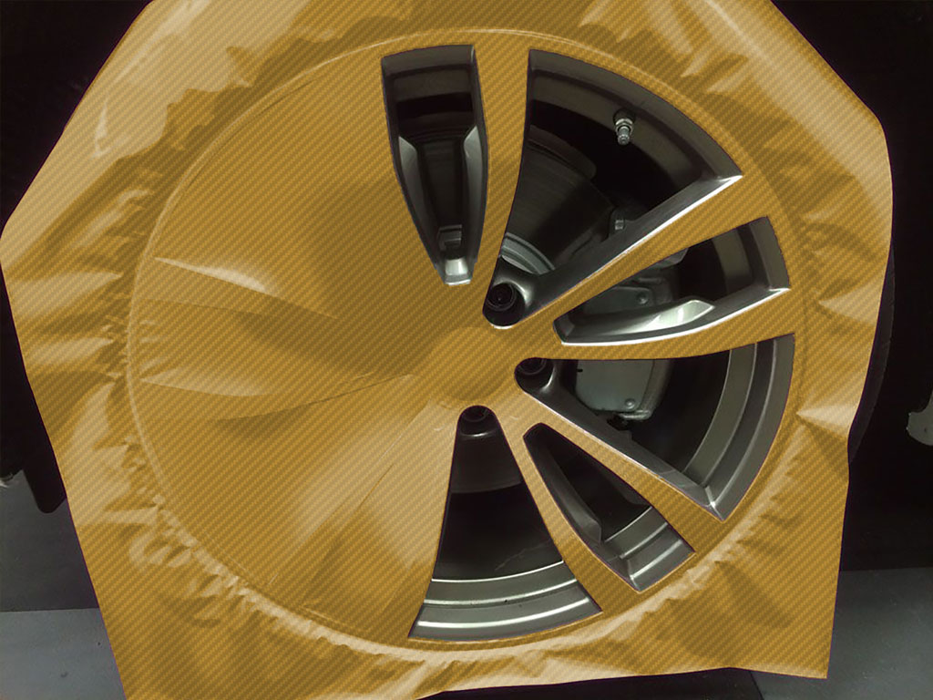 ORACAL® 975 Carbon Fiber Gold Custom Wheel Installation Process