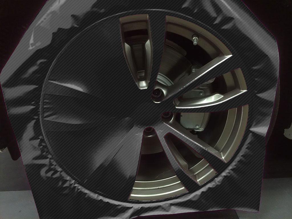 Rwraps™ 3D Carbon Fiber Black Custom Wheel Installation Process