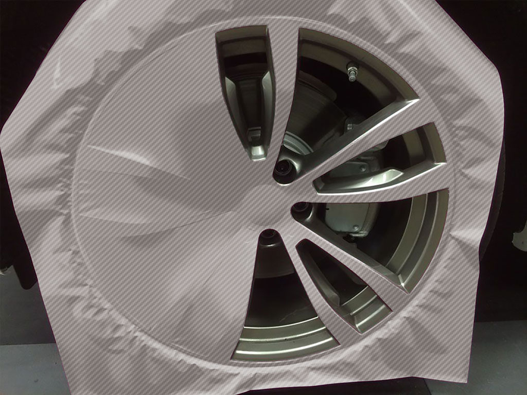 Rwraps™ 3D Carbon Fiber Silver Custom Wheel Installation Process