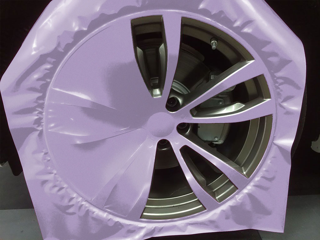 Rwraps™ Gloss Metallic Light Purple Custom Wheel Installation Process